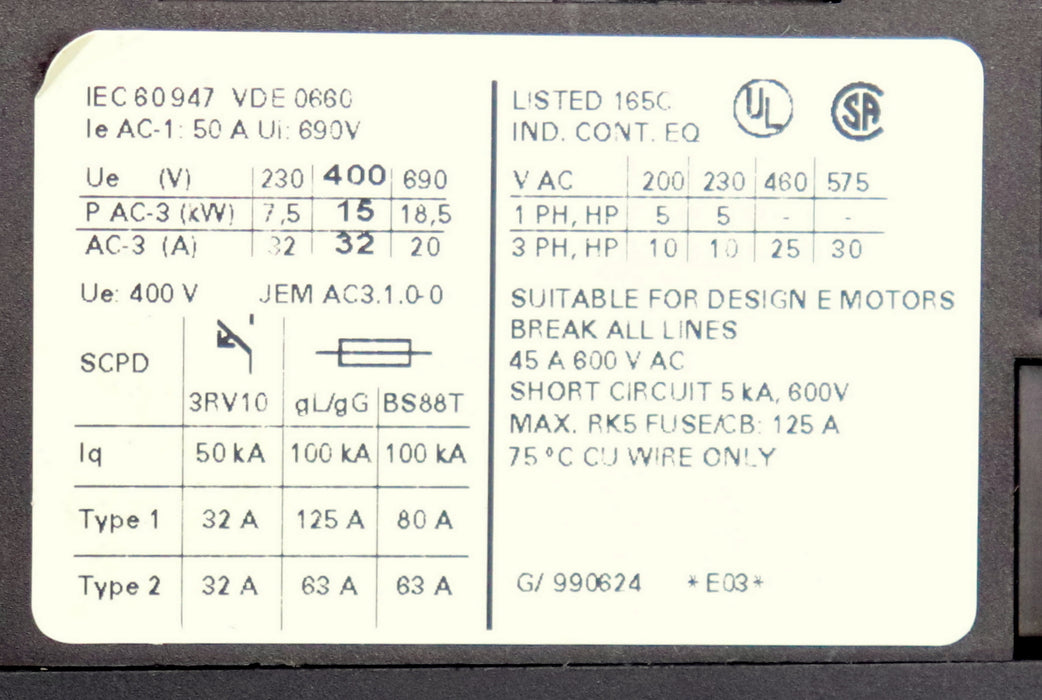Bild des Artikels SIEMENS-SIRIUS-3R-Schütz-3RT1034-1AP00-E-Stand-03-+-3RH1921-1CA01-gebraucht