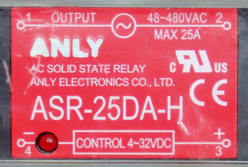 Bild des Artikels ANLY-Relais:-Halbleiter-ASR-25DA-H-Output:-480VAC-Max.-25A-gebraucht