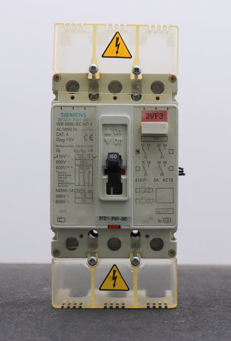Bild des Artikels SIEMENS-Leistungsschalter-3VF3211-3VW41-0AB1-160A-Uimp-8kV-50/60Hz