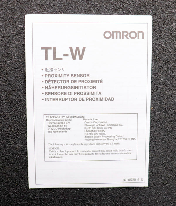 Bild des Artikels OMRON-Nährungsschalter-TL-W3MB1-max.-100mA-12---24VDC-unbenutzt-in-OVP