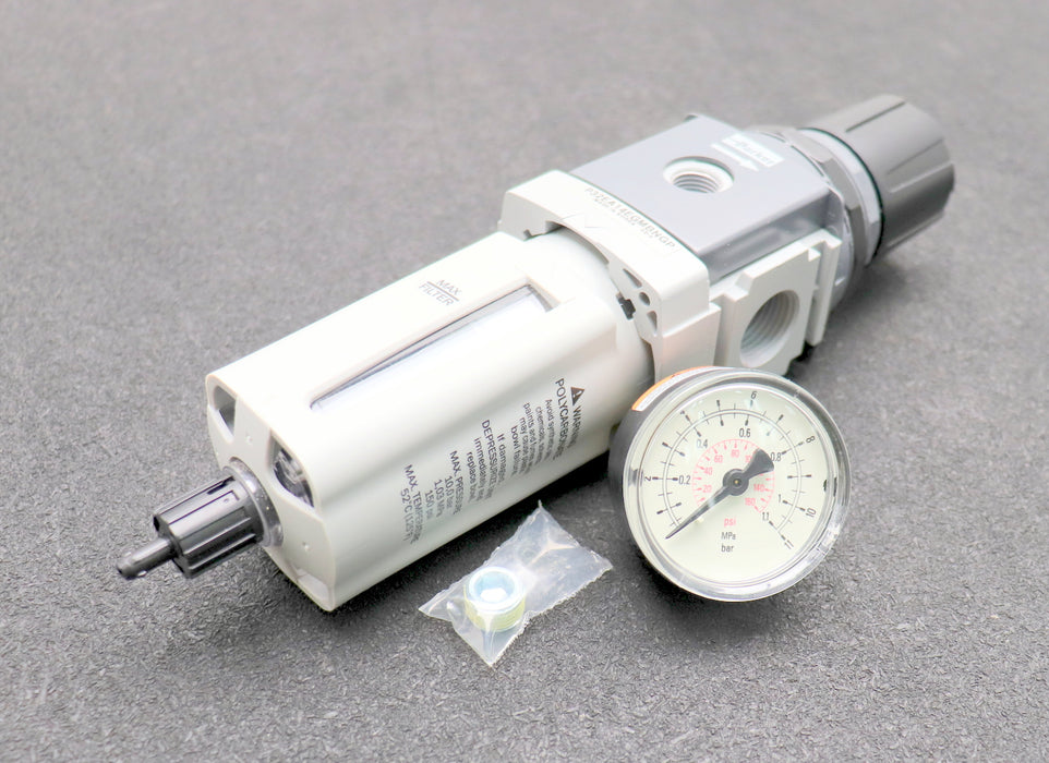 Bild des Artikels PARKER-Druckminderer-Wartungseinheit-f.-C-Bügel-P32EA14EGMBNGP-1,03MPa-max-10bar