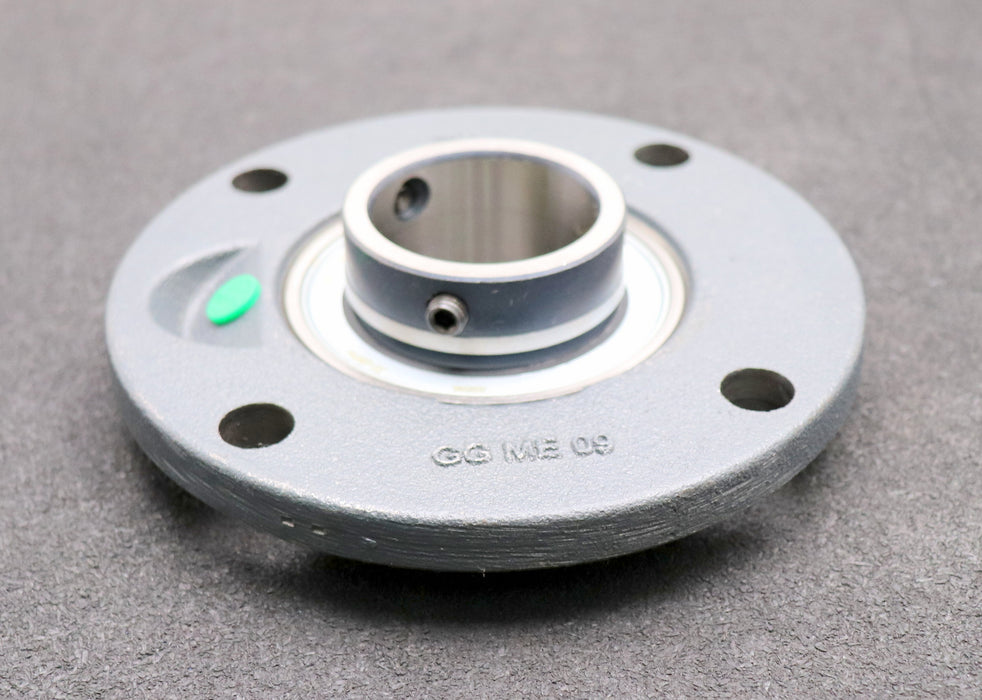 Bild des Artikels INA-Vierloch-Flanschlager-Gehäuse-GG-ME-09-Ø-155mm-+Spannlager-GAY45-NPP-B