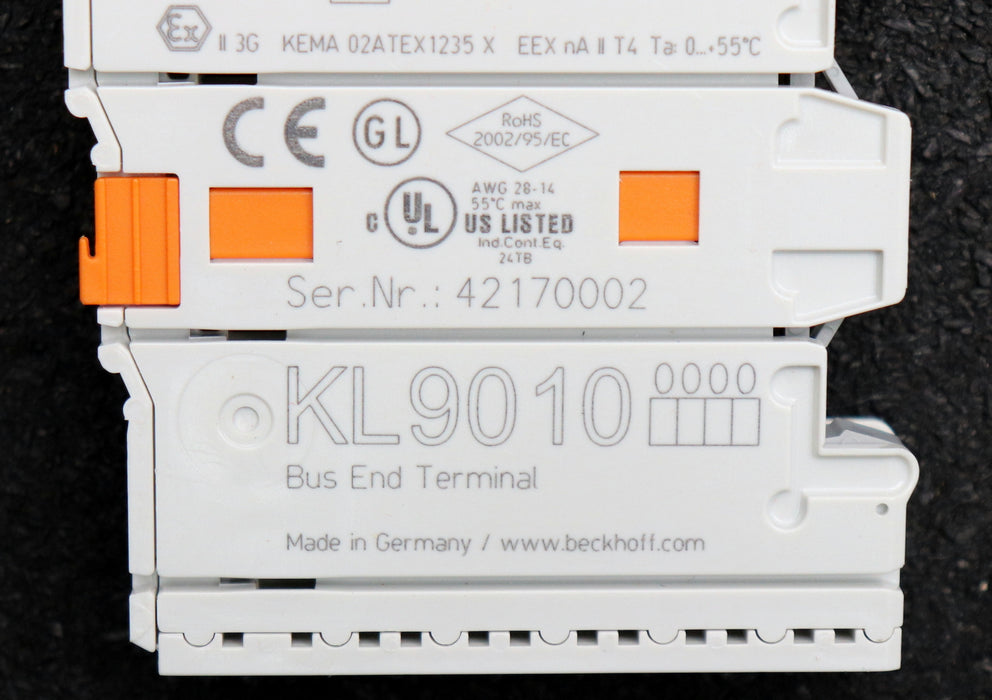 Bild des Artikels BECKHOFF-Bus-Endklemme-KL9010-Ser.Nr.-42170002-unbenutzt-in-OVP