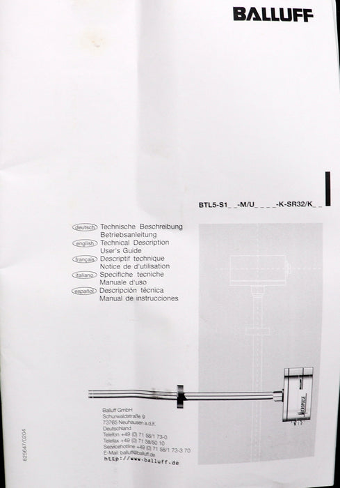 Bild des Artikels BALLUFF-Micropulse-Wegaufnehmer-Baureihe-Stab-Compact-BTL5-S172-M0175-K-SR32