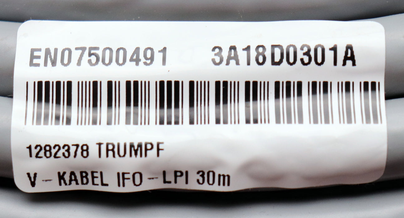 Bild des Artikels TRUMPF-V-Kabel-IFO-LPI-Ref.-1282378-30-46-73-AA/03-Kabellänge-30m-unbenutzt