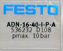 Bild des Artikels FESTO-Kompaktzylinder-ADN-16-40-I-P-A-Artikel-Nr.-536232-Hub-40mm-pmax.-10bar