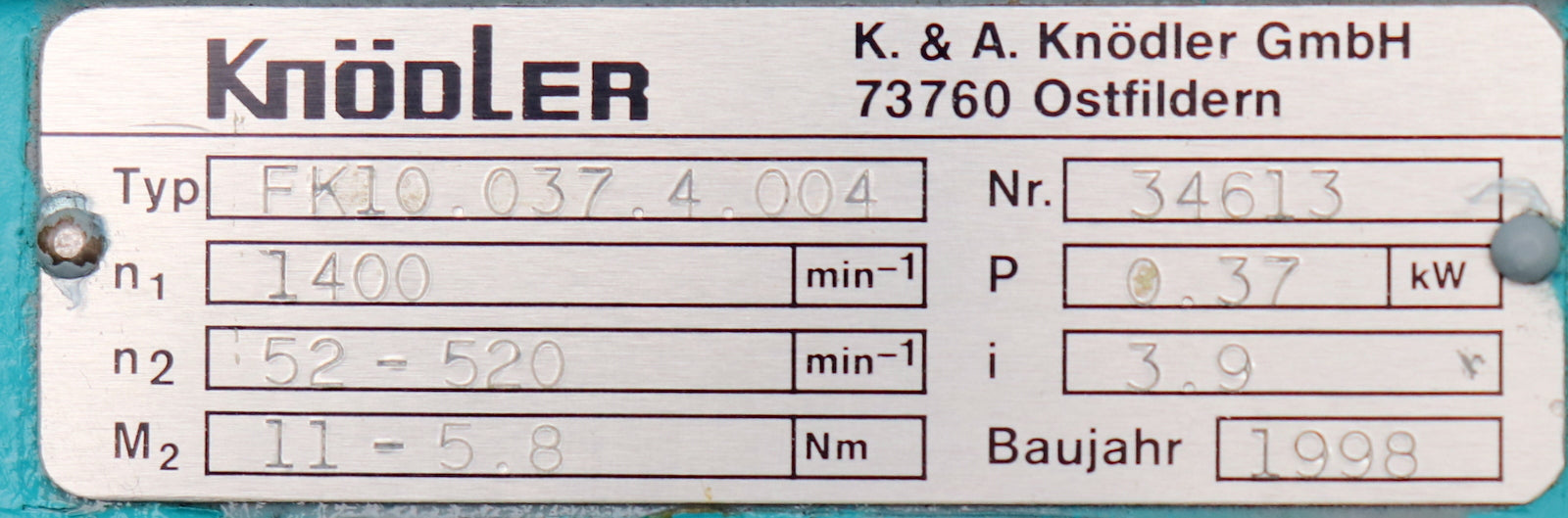 Bild des Artikels RESCH-VISCOTEC-Exzenterschneckenpumpe-Typ:-2RB10KF-Gehäuse-Wst.:--1.4571