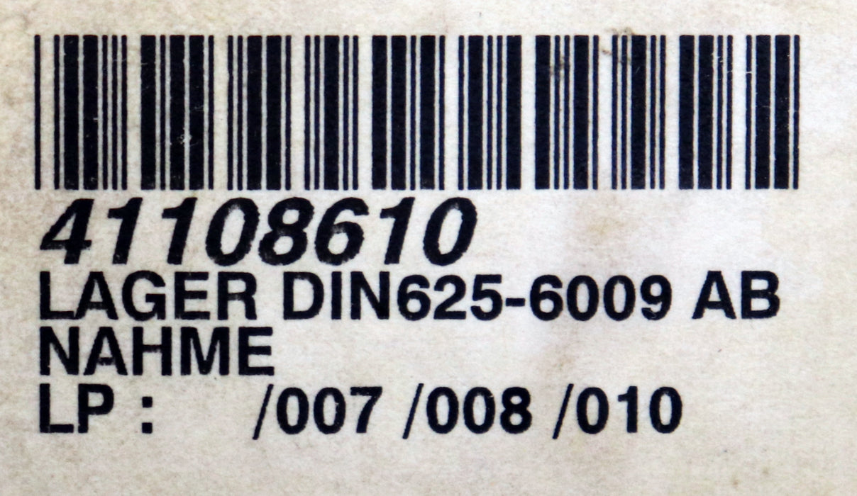 Bild des Artikels FAG-Rillenkugellager-6009-RFR-45x75x16mm-unbenutzt-