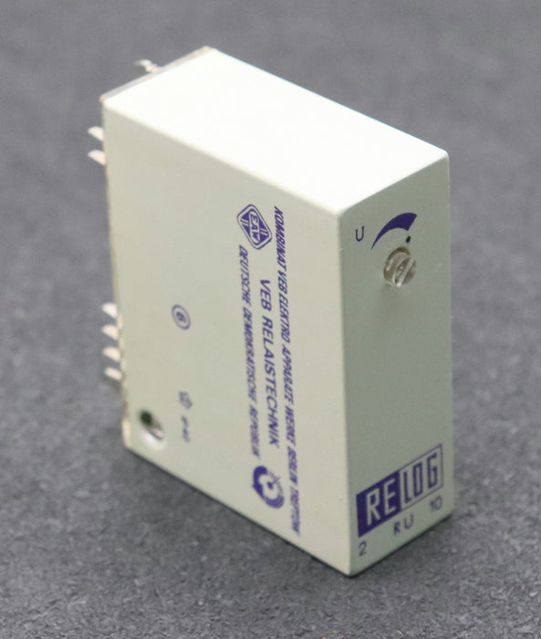 Bild des Artikels VEB-RELAISTECHNIK-Relais-RELOG-2-RU-10-IP40-gebraucht-ok,-geprüft-von-Fachfirma