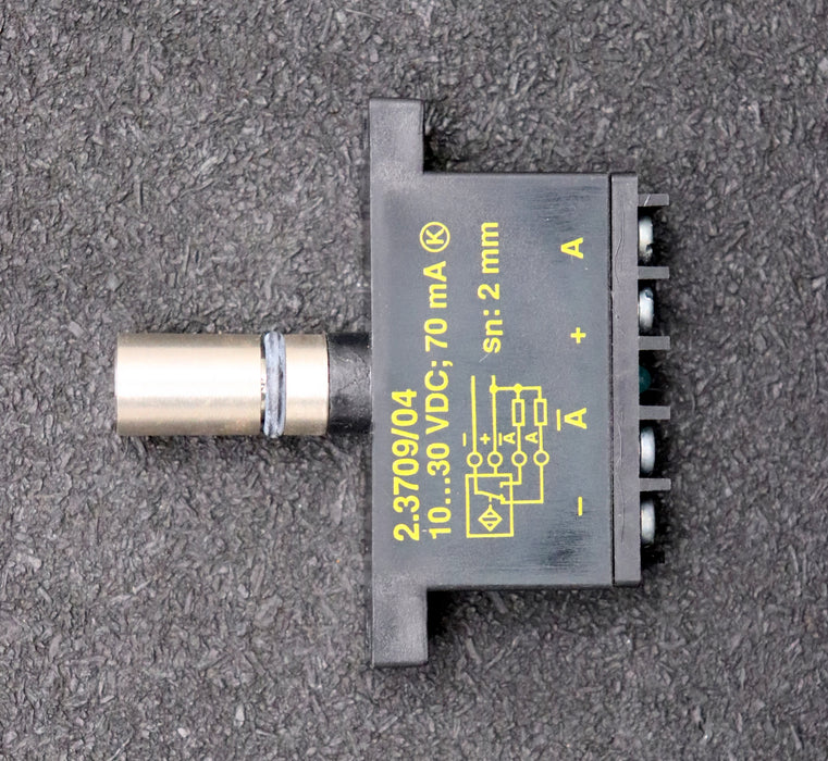 Bild des Artikels TURCK-2x-Induktiver-Sensor-2.3709/04-70mA-unbenutzt-in-OVP