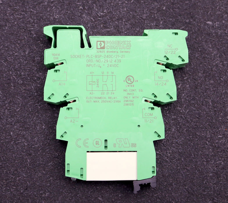 Bild des Artikels PHOENIX-CONTACT-4x-Relaissockel-SOCKET:-PLC-BSP-24DC/21-21-Ord.No.-2912439
