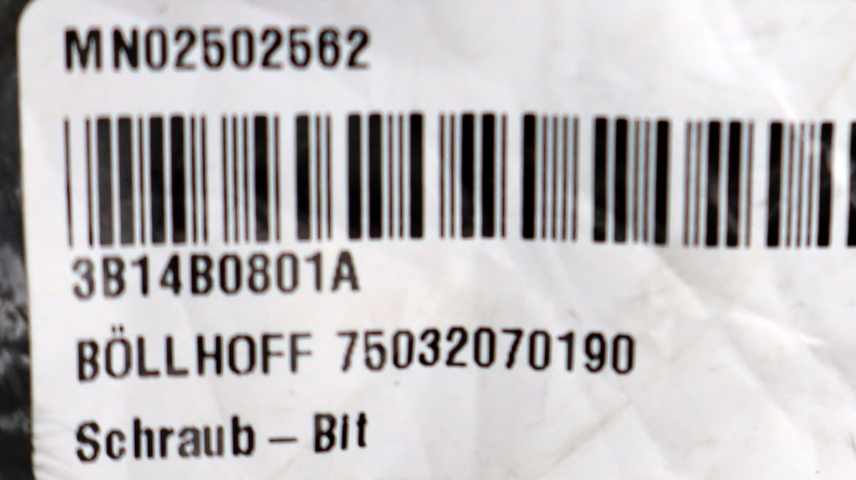 Bild des Artikels ASW-Gewindebit-Vielzahn-M8-186001--XZN-8-Gewindegröße-ML-8,8-unbenutzt