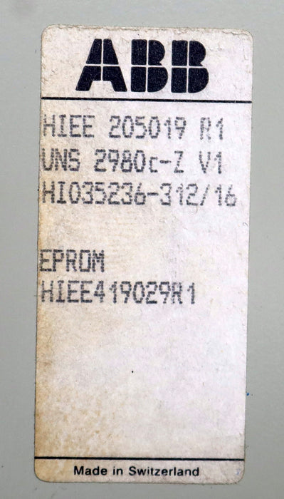 Bild des Artikels ABB-SYNCHROTACT-4-Synchronisiergeräte-HIEE-205019-R1-UNS-2980c-Z-V1