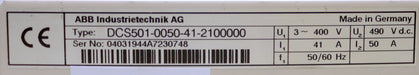 Bild des Artikels ABB-Thyristor-Stromrichter-UNITROL-F-DCS501-0050-41-2100000-400VAC-490VDC-41A