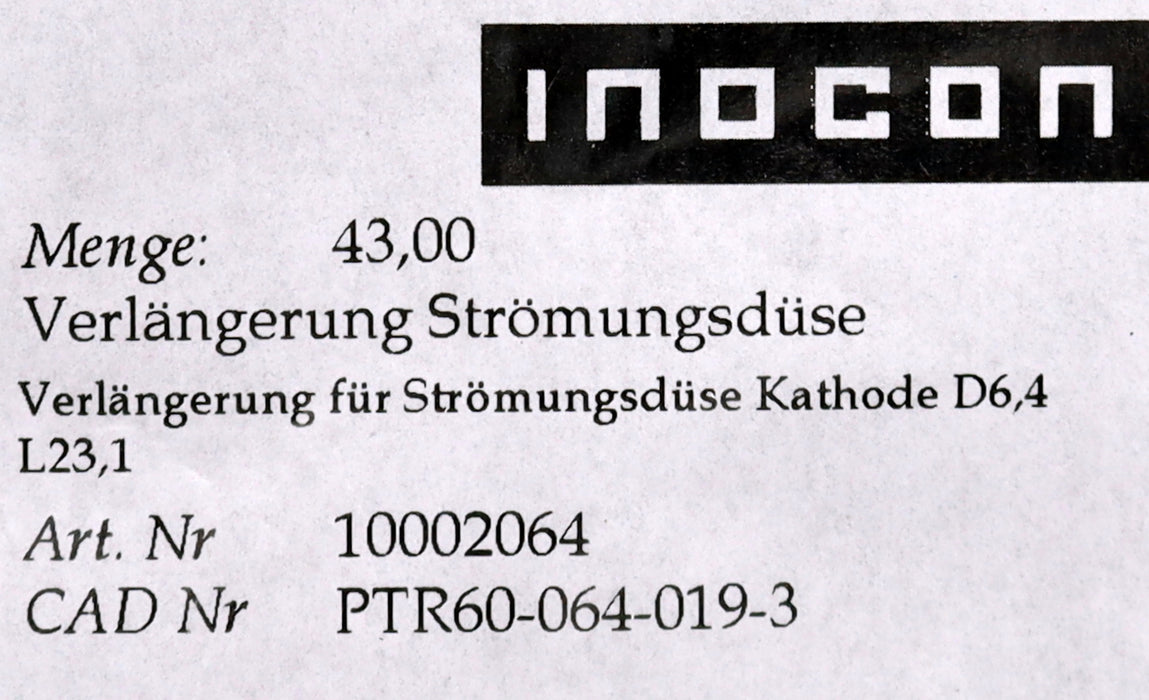 Bild des Artikels INOCON-3x-Verlängerung-für-Strömungsdüse-Kathode-D6,4-PTR60-064-019-3