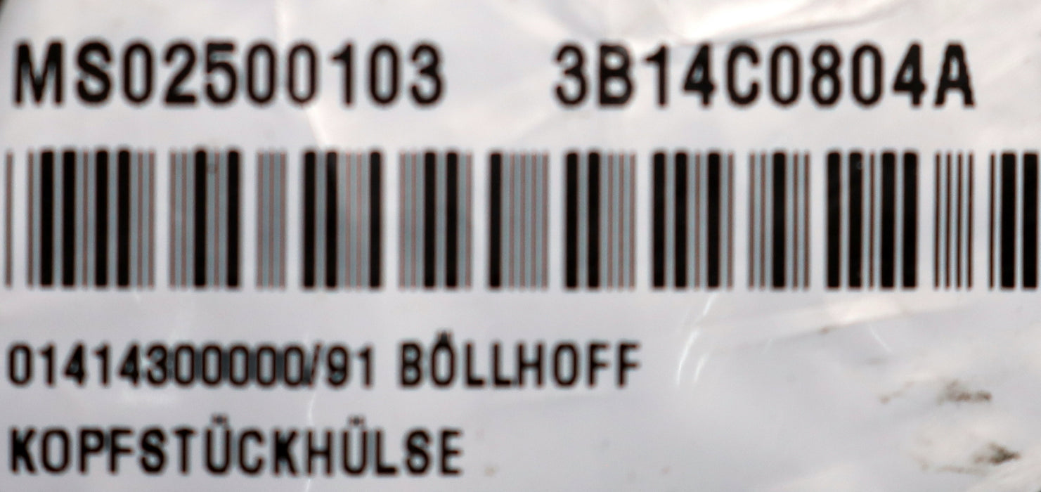 Bild des Artikels BÖLLHOFF-Kopfstückhülse-01414300000/91-Ø-18mm-Länge-47mm-unbenutzt