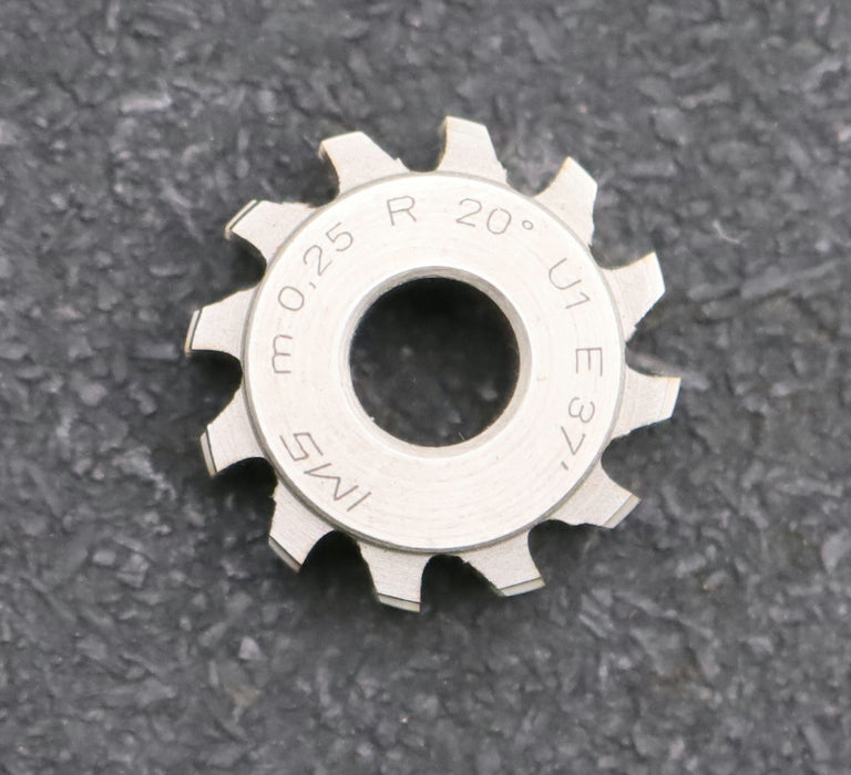 Bild des Artikels IMS-Vollstahl-Wälzfräser-m=-0,25mm-20°-EGW-DIN867-1gg.-Rechts-Ø23x10xØ8mm
