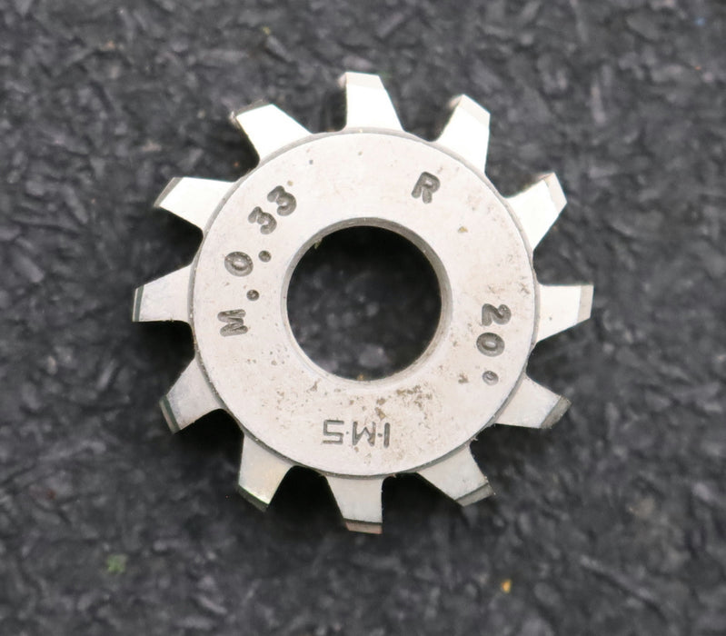 Bild des Artikels IMS-Vollstahl-Wälzfräser-m=-0,33mm-20°-EGW-DIN867-1gg.-Rechts-12-Spannuten