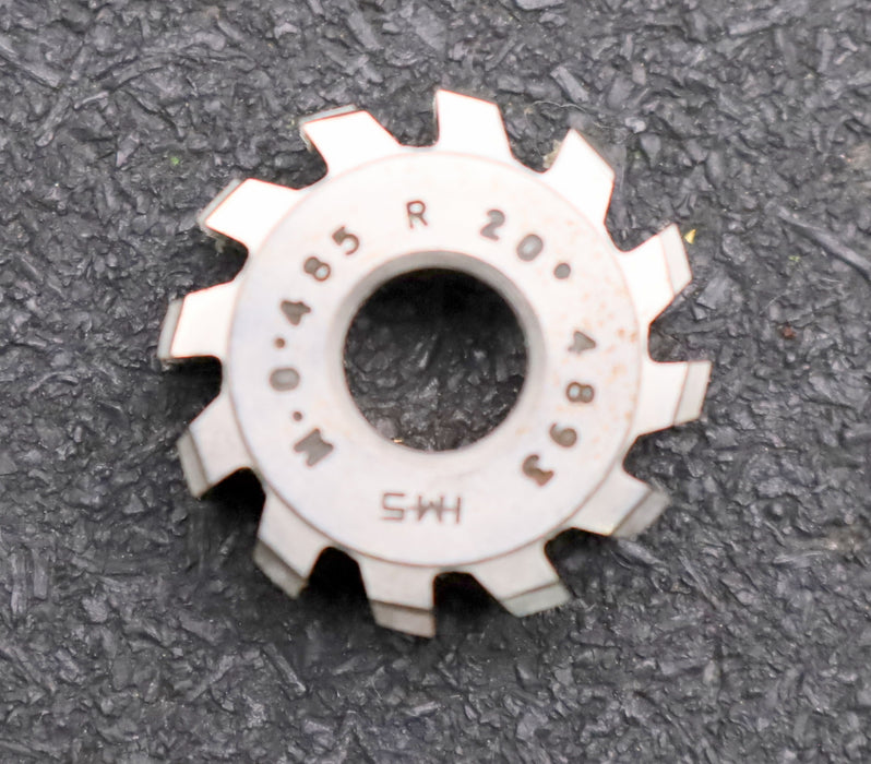Bild des Artikels IMS-Vollstahl-Wälzfräser-m-=-0,485mm-20°-EGW-DIN867-1gg.-Rechts-Ø24x10xØ8mm