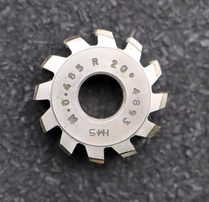 Bild des Artikels IMS-Vollstahl-Wälzfräser-m-=-0,485mm-20°-EGW-DIN867-1gg.-Rechts-Ø24x10xØ8mm-HSS