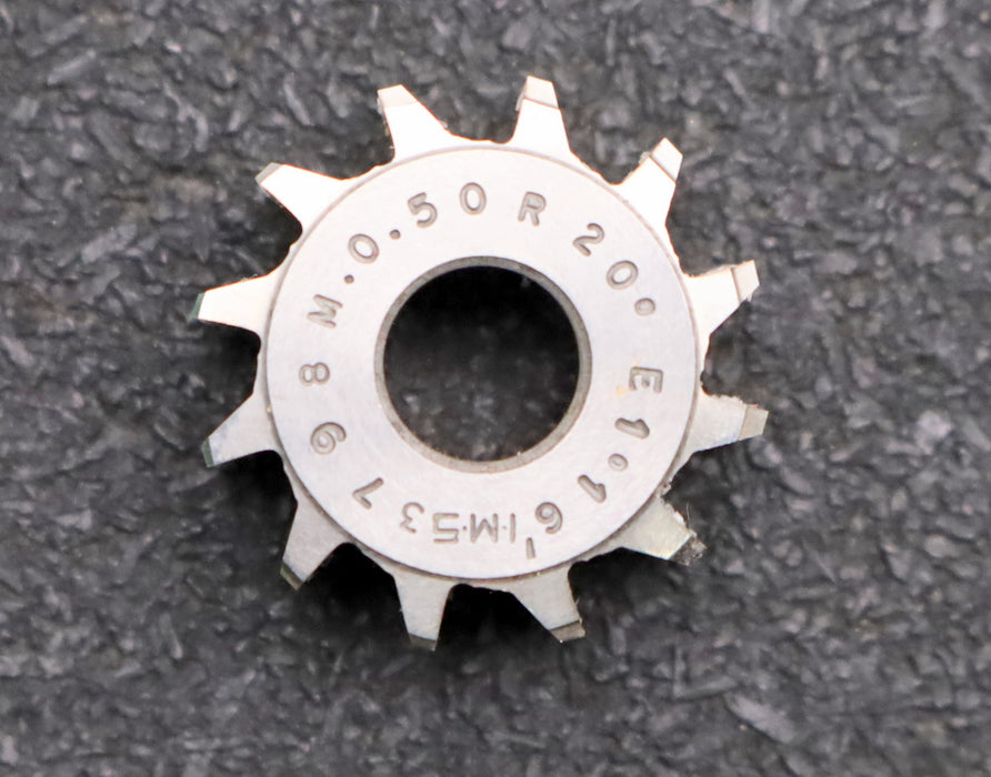 Bild des Artikels IMS-Vollstahl-Wälzfräser-m-=-0,50mm-20°-EGW-DIN867-1gg.-R.-Ø24x10xØ8mm-HSS