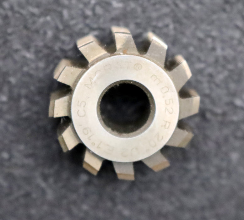 Bild des Artikels MORAT-Vollstahl-Wälzfräser-m-=-0,52mm-20°-EGW-Bezugsprofil-DIN867-1gg.-rechts