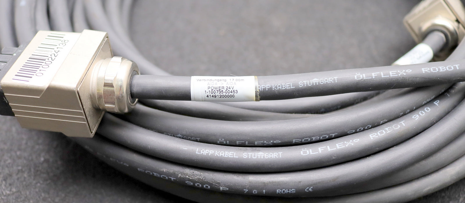 Bild des Artikels BÖLLHOFF-Verbindungsleitung-Art.Nr.-41491200000-ÖLFLEX-ROBOT-900P---17m-Kabel