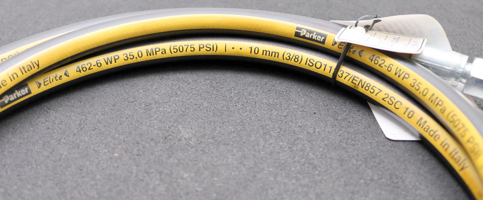 Bild des Artikels PARKER-ELITE-Hydraulik-Schlauch-462-6-WP-35,0MPa-5075psi-"3/8-10mm-Länge-3m