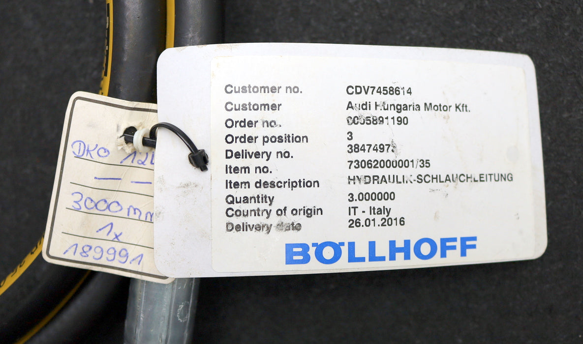 Bild des Artikels PARKER-ELITE-Hydraulik-Schlauch-462-6-WP-35,0MPa-5075psi-"3/8-10mm-Länge-3m