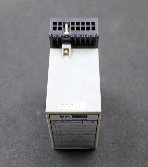 Bild des Artikels BBC-Messumformer-GTU-153-Eingang:-0-5,0A-Frequenz-50Hz-ter-2S-Ausgang:-0-20mA