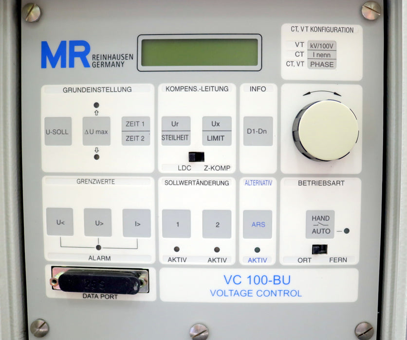 Bild des Artikels MR-MASCHINENFABRIK-REINHAUSEN-VC-100-BU-Spannungsregler-VER:-VCBU01-181297