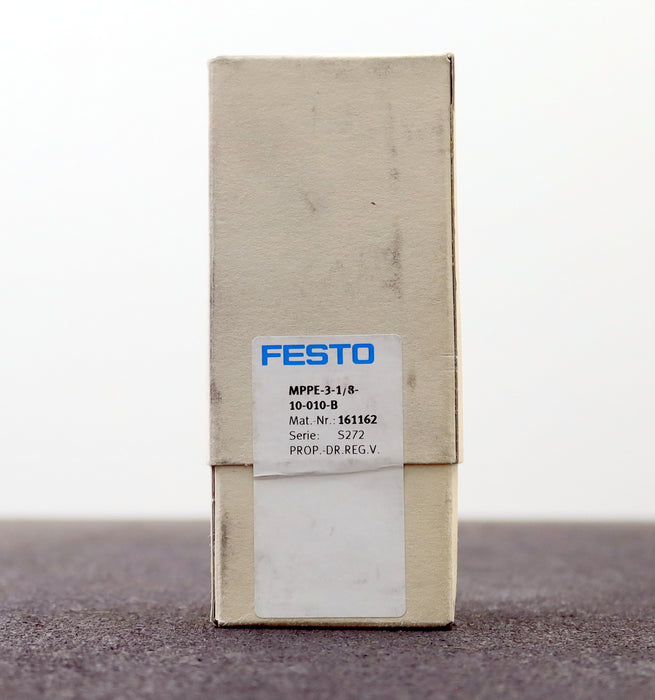 Bild des Artikels FESTO-Proportional-Druckregelventil-MPPE-3-1/8-10-010-B-Art.Nr.-161162-unbenutzt