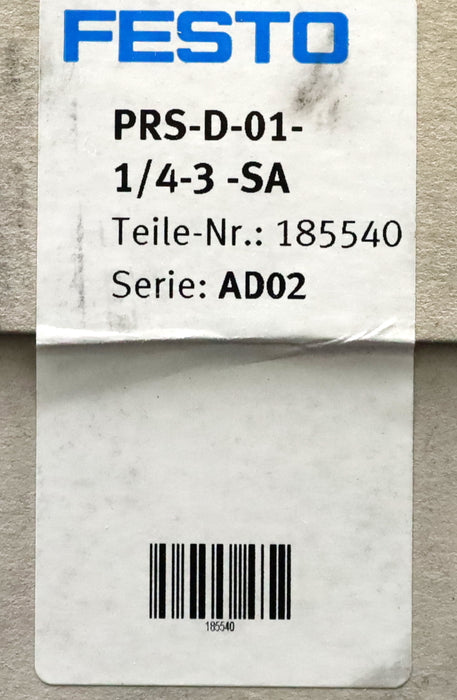 Bild des Artikels FESTO-Anschlussblock-PRS-D-01-1/4-3-SA-Art.Nr.-185540-unbenutzt-in-OVP-SEALD!