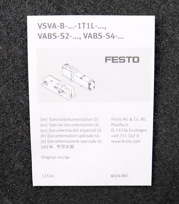 Bild des Artikels FESTO-Magnetventil-magnetic-valve-VSVA-B-M52-MZD-A2-1T1L-Art.Nr.-539185