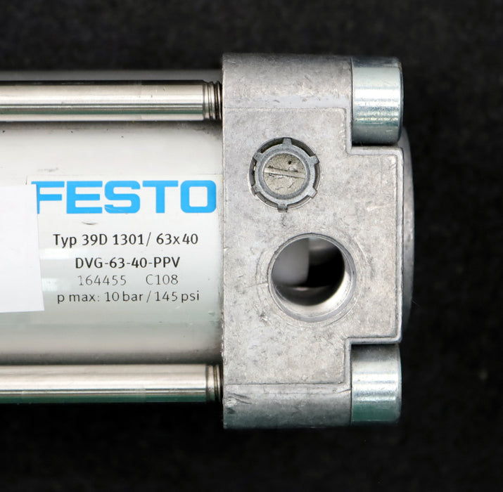 Bild des Artikels FESTO-Normzylinder-standard-cylinder-DVG-63-40-PPV-Art.Nr.-164455-Hub-40mm