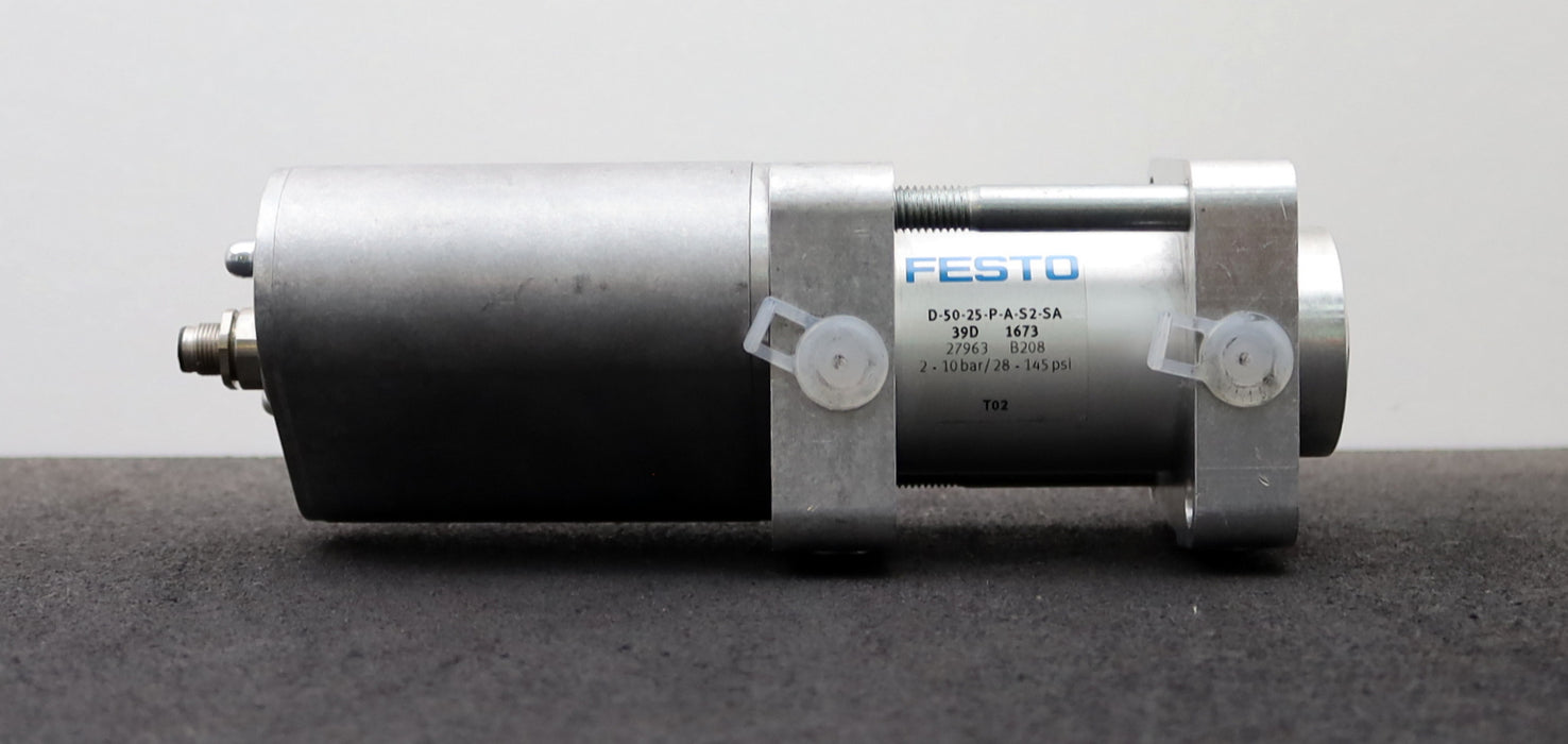 Bild des Artikels FESTO-Normzylinder-standard-cylinder-D-50-25-P-A-S2-SA-Art.Nr.-27963-Hub-25mm