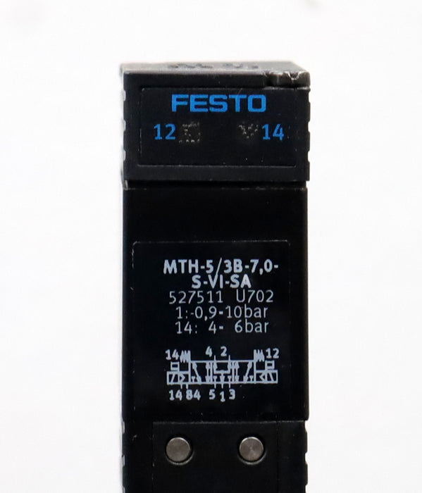 Bild des Artikels FESTO-Magnetventil-magnetic-valve-MTH-5/3B-7,0-S-VI-SA-Art.Nr.-527511