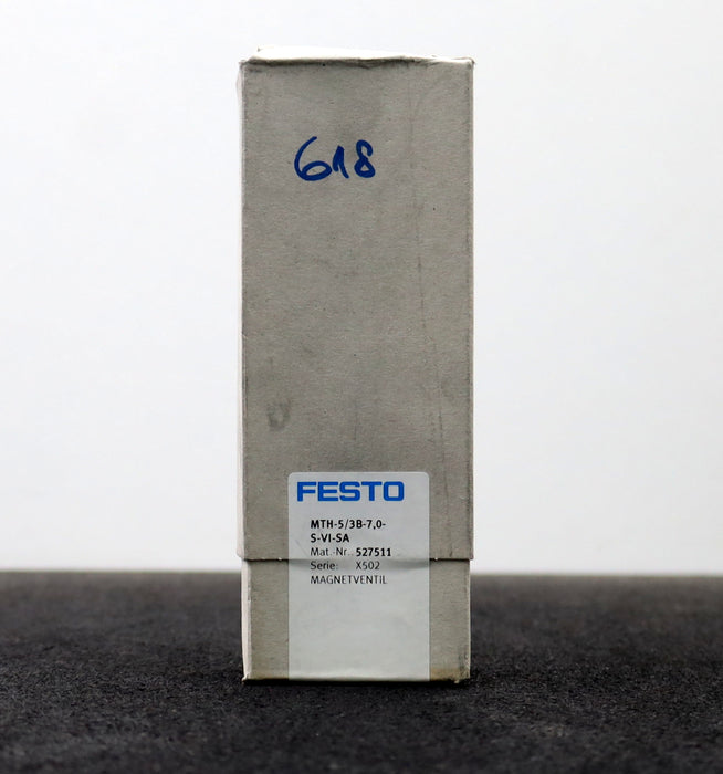Bild des Artikels FESTO-Magnetventil-magnetic-valve-MTH-5/3B-7,0-S-VI-SA-Art.Nr.-527511