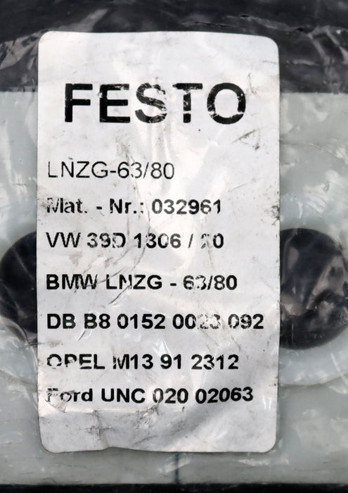 Bild des Artikels FESTO-2x-Lagerstück-bearing-piece-LNZG-63/80-Art.Nr.-032961-unbenutzt