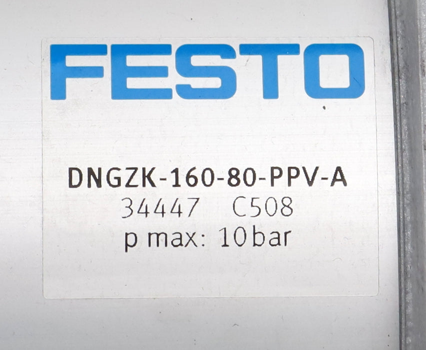 Bild des Artikels FESTO-Normzylinder-standard-cylinder<brDNGZK-160-80-PPV-A-Art.Nr.-34447