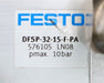 Bild des Artikels FESTO-Stopperzylinder-stopper-cylinder-DFSP-32-15-F-PA-Art.Nr.-576105