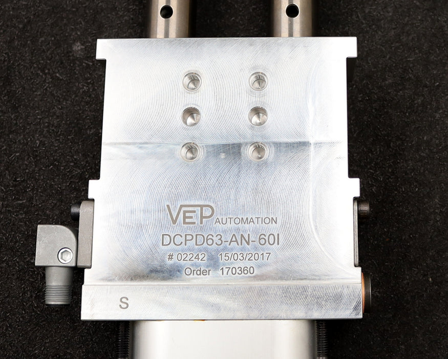 Bild des Artikels VEP-AUTOMATION-Pneumatischer-Stiftzieher-mit-doppelter-Stange-DCPD63-AN06-60I