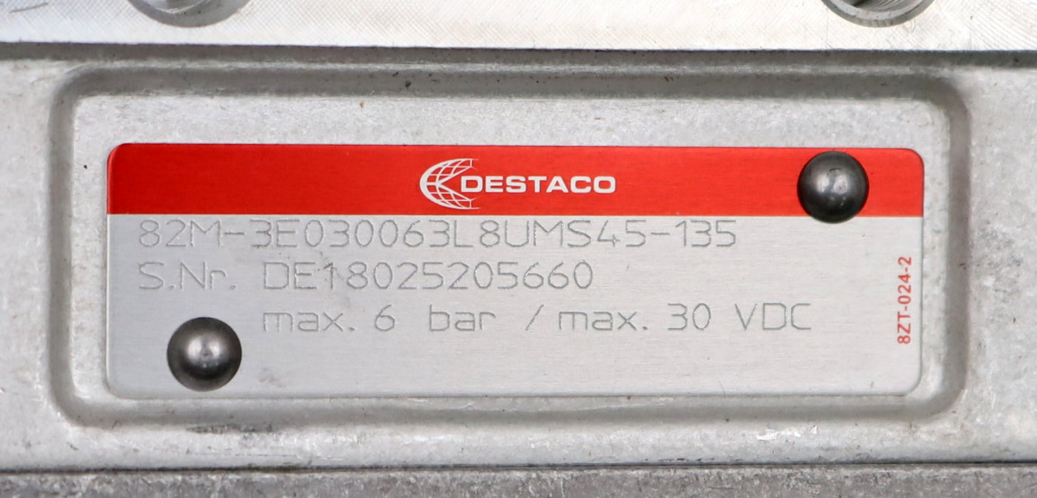 Bild des Artikels DESTACO-Automations-Kraftspanner-mit-Spannarm-82M-3E030063L8UMS45-135-max.-6bar