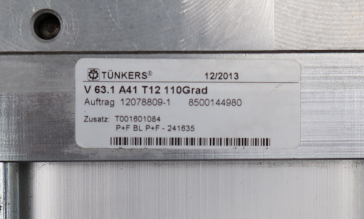 Bild des Artikels TÜNKERS-Vario-Spanner-ohne-Spannarm-V-63.1-A41-T12-KolbenØ-63mm-5-120°-unbenutzt