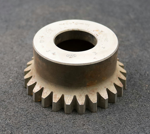 Bild des Artikels PWS-Glockenschneidrad-für-Zahnwellen-DIN5480-m=3mm-EGW-30°-Z=26-Ø82x38xØ1-1/4"