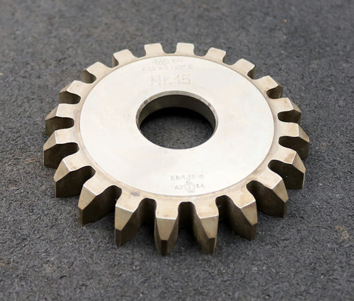 Bild des Artikels PWS-Scheibenschneidrad-m=5mm-EGW-20°-Z=20-hk-1,25m-BP-II-Ø112x16xØ1-1/4"