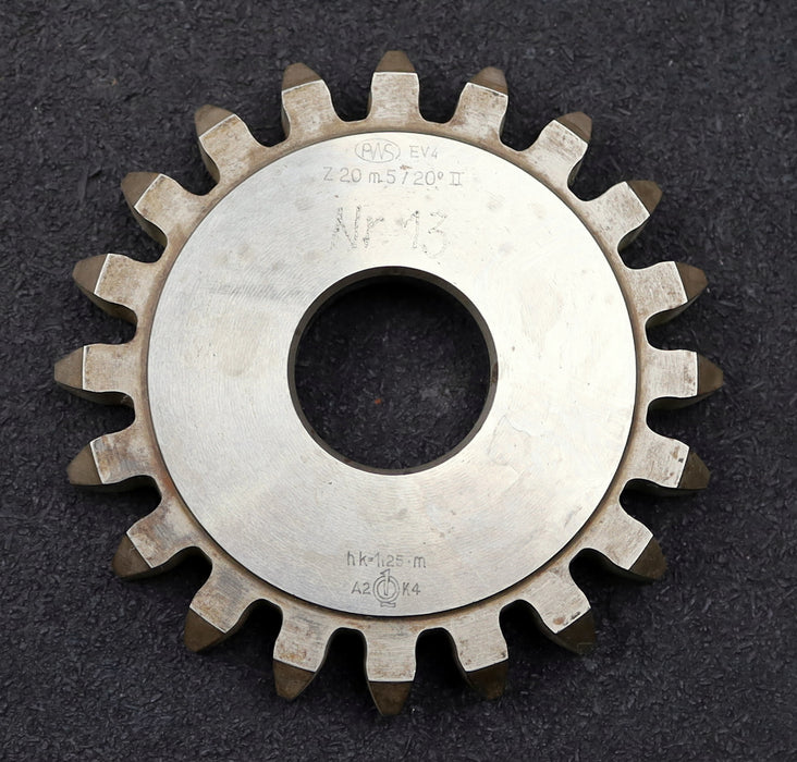Bild des Artikels PWS-Scheibenschneidrad-m=5mm-EGW-20°-Z=20-hk-1,25m-BP-II-Ø113x16xØ1-1/4"