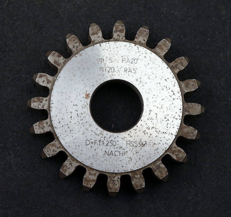 Bild des Artikels NACI-Scheibenschneidrad-m=5mm-EGW-20°-Z=20-RA5°-Ø113x22xØ1-3/4"-HS53M