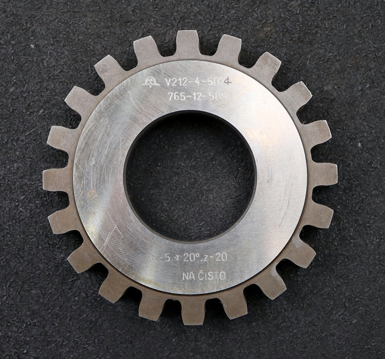 Bild des Artikels NACISTO-Scheibenschneidrad-m=5mm-EGW-20°-Z=20-Ø105x19xØ1-3/4"-gebraucht