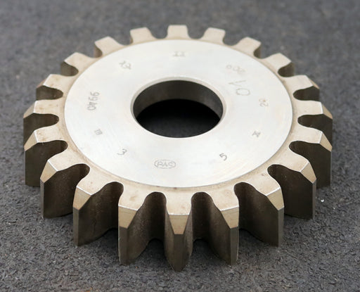 Bild des Artikels PWS-Scheibenschneidrad-m=5mm-EGW-20°-Z=20-BP-II-Ø114x22xØ1-1/4"-gebraucht